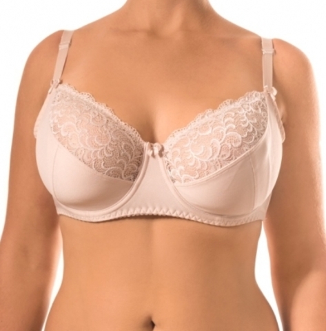 Lisse Бюстгальтер M-007/1 Серебристый пион 100B (мягкая чашка)