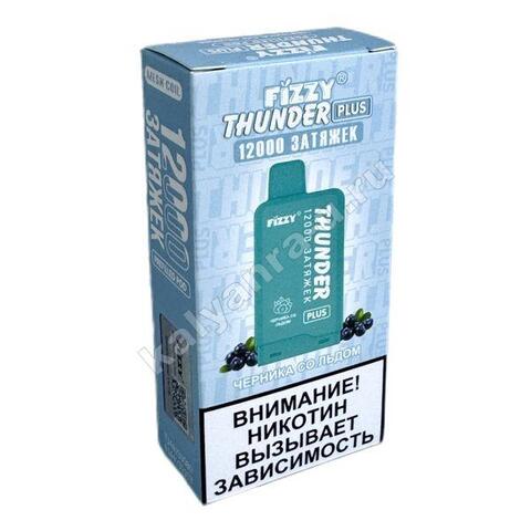 Картридж Fizzy Thunder Plus 12000 затяжек - Черника со Льдом