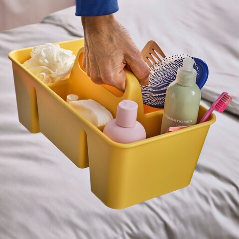 Органайзер для стола Stava, 32х18х16 см, полипропилен, желтый