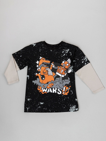 039_ОС25 Лонгслив для мальчика, мультиколор