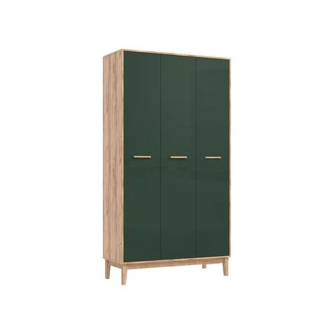 Кельн Шкаф 3-х ств. (Изумрудный, Дуб Крафт )