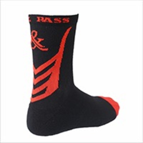 Носки короткие компресс. G&P 2019 31-34 черн/красн