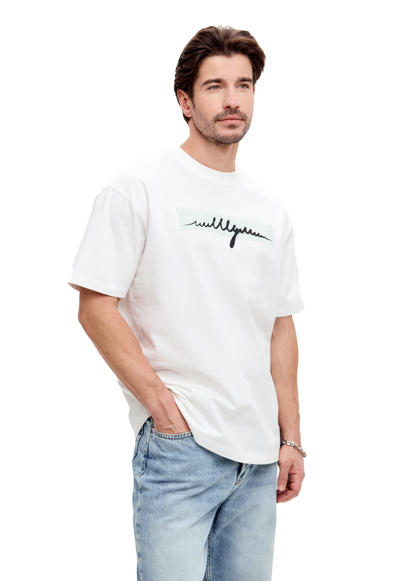 Футболка ЛОГО ШУМ Белая