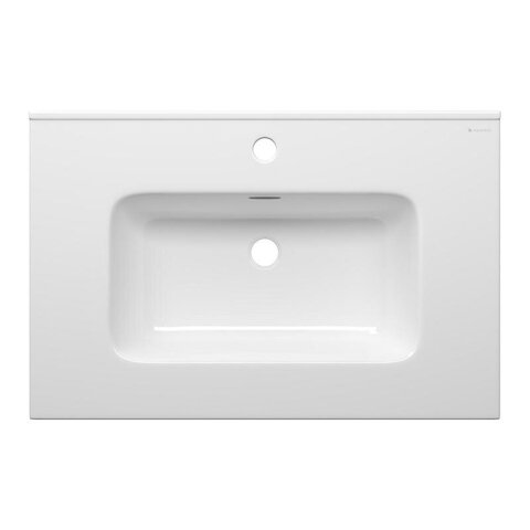 Aqueduto MON2710 AQD MONOLITO Раковина мебельная 700*460, прямой борт, белый глянцевый