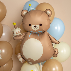 Сет гелиевых шариков Медведи с тортиком
