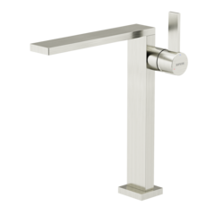 Sancos SC9020BN Смеситель для раковины высокий SANCOS Linn, брашированный никель, PVD покрытие, арт. SC9020BN фото