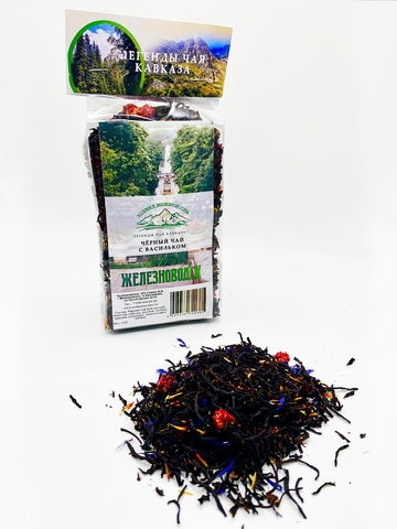 Черный чай с васильком "Железноводск"