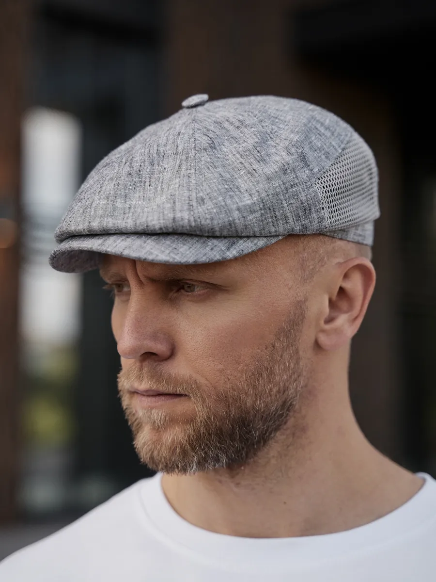 Кепка восьмиклинка летняя с сеткой