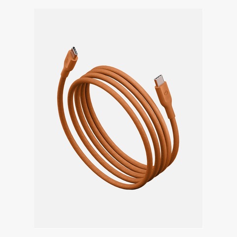 Кабель Energea Flow 60, USB-C to USB-C, 60W 1.5M, Оранжевый | Orange