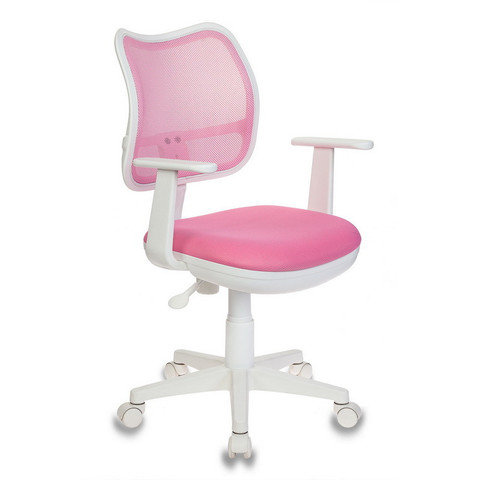 Кресло детское Бюрократ CH-W797 (ткань/сетка розовая)