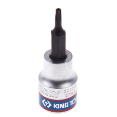 KING TONY (302710) Насадка (бита) торцевая 3/8", L = 50 мм, TORX с отверстием, T10