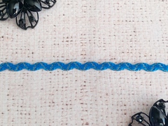 Тесьма "Вьюнок" люрекс золото, ш. 4-5 мм, пр-во Россия