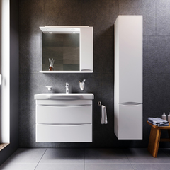 Зеркальный шкаф с подсветкой, правый, 80 см AM.PM LIKE - M80MPR0801WG