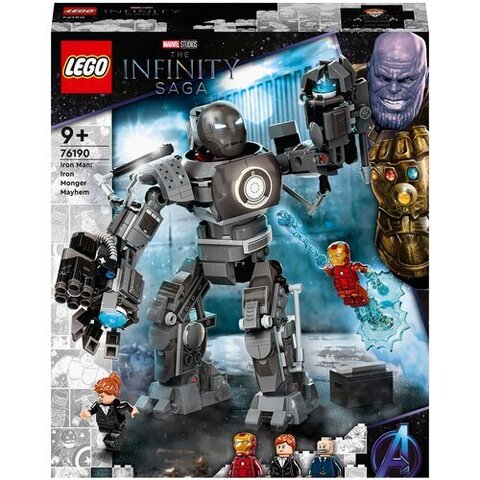 Lego konstruktor Iron Man: Iron Monger Mayhem