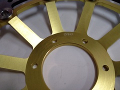 Диск тормозной передний золотой на Honda CB F HORNET 600  2000-2006 г.в.