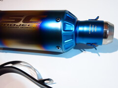 Глушитель SC project синий короткий