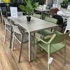 Стол пластиковый обеденный Nardi Cube 140x80, тортора