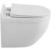 BelBagno BB017CH-TOR/SC SENSO-TOR Унитаз подвесной безободковый  со смывом "Торнадо", с сиденьем дюропласт soft close, BB017CH-TOR/SC
