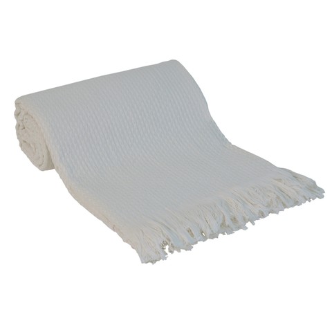 Плед-покрывало 240x250 L'appartement Fresno слоновая кость