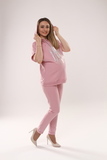 Спортивный костюм для беременных и кормящих 10621 пудра