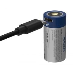 Аккумулятор ANSMANN 16340 / RCR123 LI-ION 3.6V, 850mAh + micro USB port