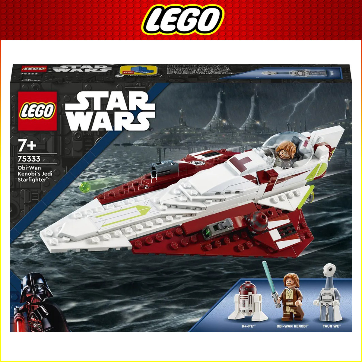 Конструктор LEGO Star Wars 75333 Истребитель Оби Ван Кеноби Звездные Войны Лего