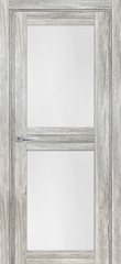 Дверь PSL- 4 / Цвет Сан-ремо серый / белый сатинат / Двери PROFILO PORTE