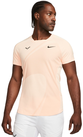 Теннисная футболка Nike Dri-Fit Rafa Tennis Top - ice peach/black