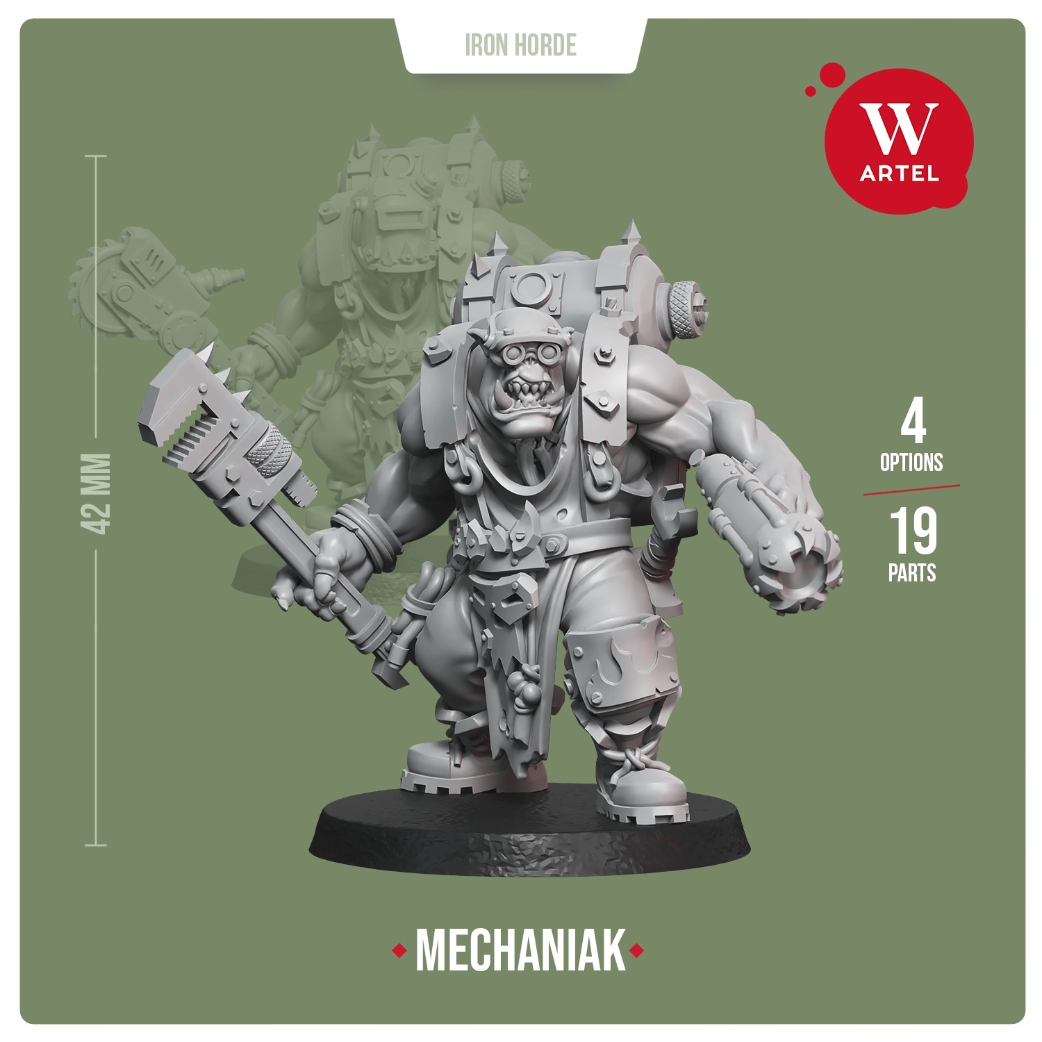 Миниатюра Mechaniak – купить миниатюры по Warhammer в Artel W