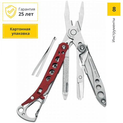 Мультитул Leatherman Style PS 8 функций, красный, кробка подарочная (831866)