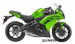 Слайдеры для Kawasaki ER6F 12- Crazy Iron 4123