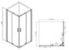 Abber Schwarzer Diamant AG02100B Душевой уголок, цвет: чёрный