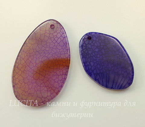 Подвеска Агат (тониров), цвет - фиолетовый (0)