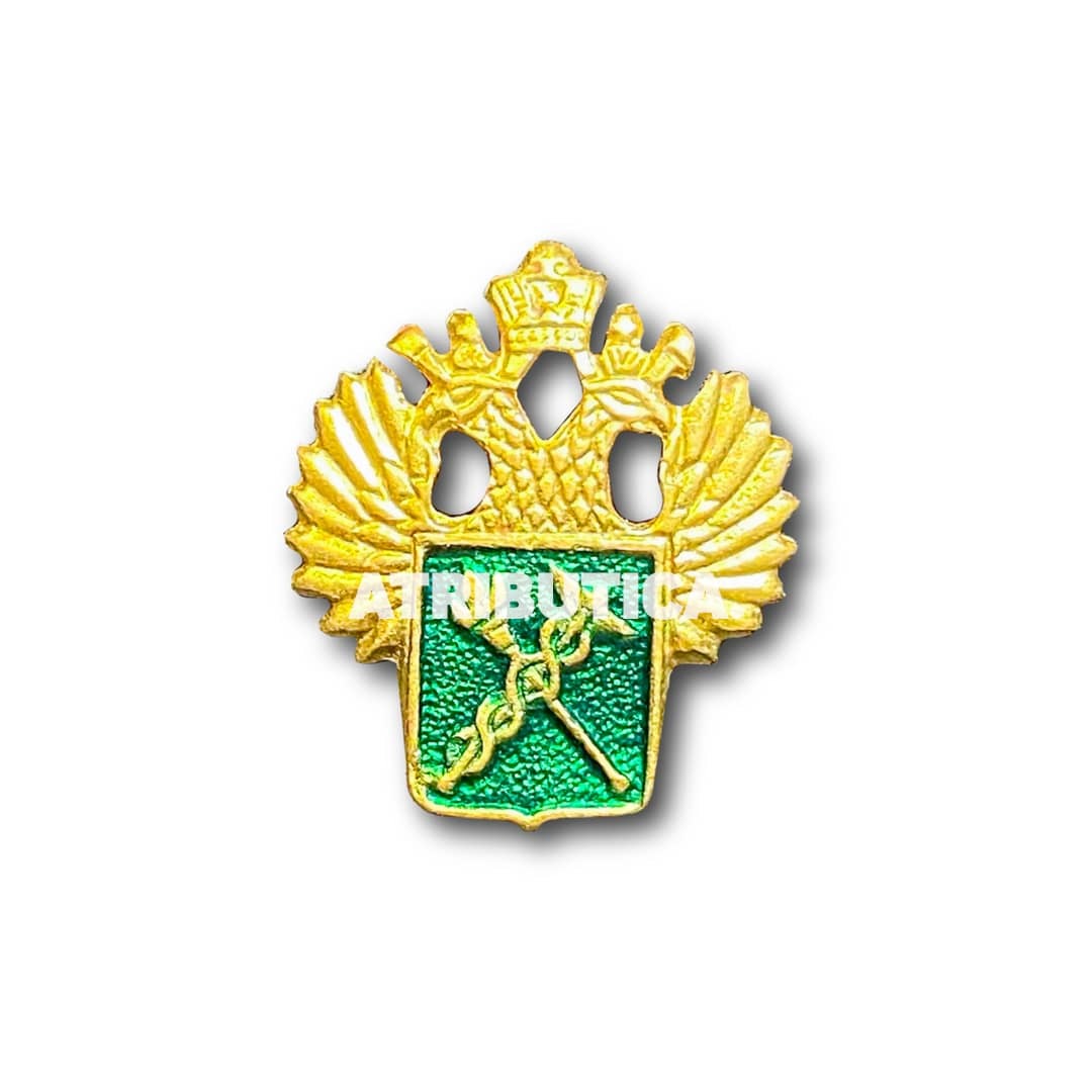 Знак Фрачный Эмблема ФТС ( Таможня ) РФ - купить по выгодной цене |  ATRIBUTICA. - нашивки (шевроны), флаги, сувениры и ведомственная символика.  Доставка по всей России.