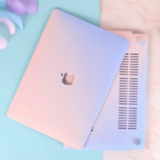 Чехол-градиент Hardshell Case для MacBook Pro 16“ (A2141) (Фиолетовый с розовым)