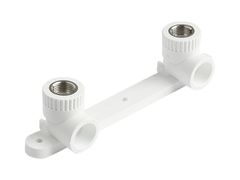 67-0-553 Настенный комплект PP-R, для смесителя, внутренняя резьба, 20ммх1/2