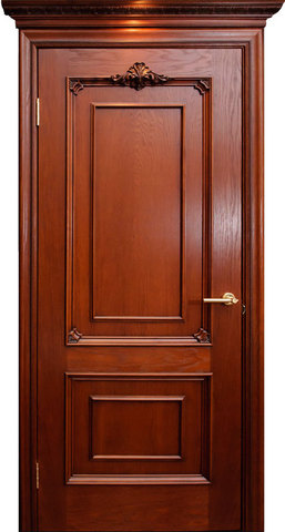 Дверь Гранд Модерн Бордо (красное дерево, глухая, массив хвойных пород)
