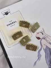 Пуговицы Шан. золотистые в форме сумочки