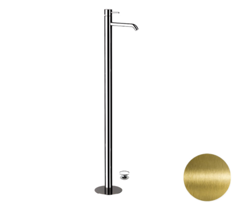 Remer X18VO Смеситель для раковины на пол с донным клапаном x style