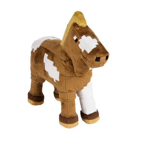 Майнкрафт мягкая игрушка Лошадь