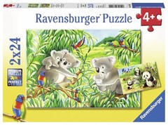 Puzzle Sweet Koalas and Pandas2  2x24 pcs
