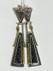 Гегард (серьги из серебра)