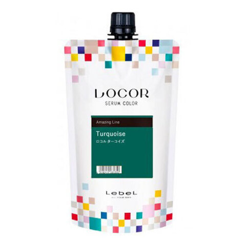 Lebel Locor Serum Color Turquoise - Оттеночный краситель-уход Бирюзовый