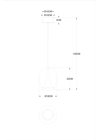 Подвесной светодиодный светильник Divinare CAMPO 5875/09 SP-15