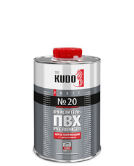 Очиститель для ПВХ №20 KUDO PROFF SMC-020 с антистатиком нерастворяющий, 1000 мл