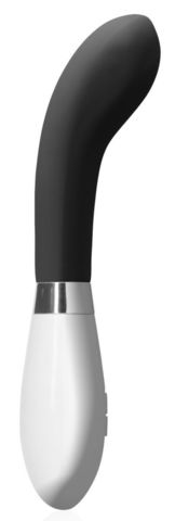 Черный вибратор для точки G или простаты Apollo - 20 см. - Shots Media BV Luna LUNA012BLK