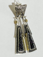 Гегард (серьги из серебра)