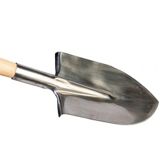 ЗУБР 290 х 25 х 1200 мм, полотно 2 мм, нержавеющая сталь, закалено, дерев. лакир. черенок высш. сорт с рукояткой, тип ЛКО, штыковая лопата (4-39402)