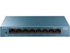 TP-Link LS108G 8-портовый гигабитный настольный коммутатор, 8 гигабитных портов RJ45, стальной настольный корпус