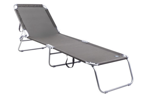 Раскладушка туристическая - походная кровать GOGARDEN CAMPER 50302/50301 (серый)